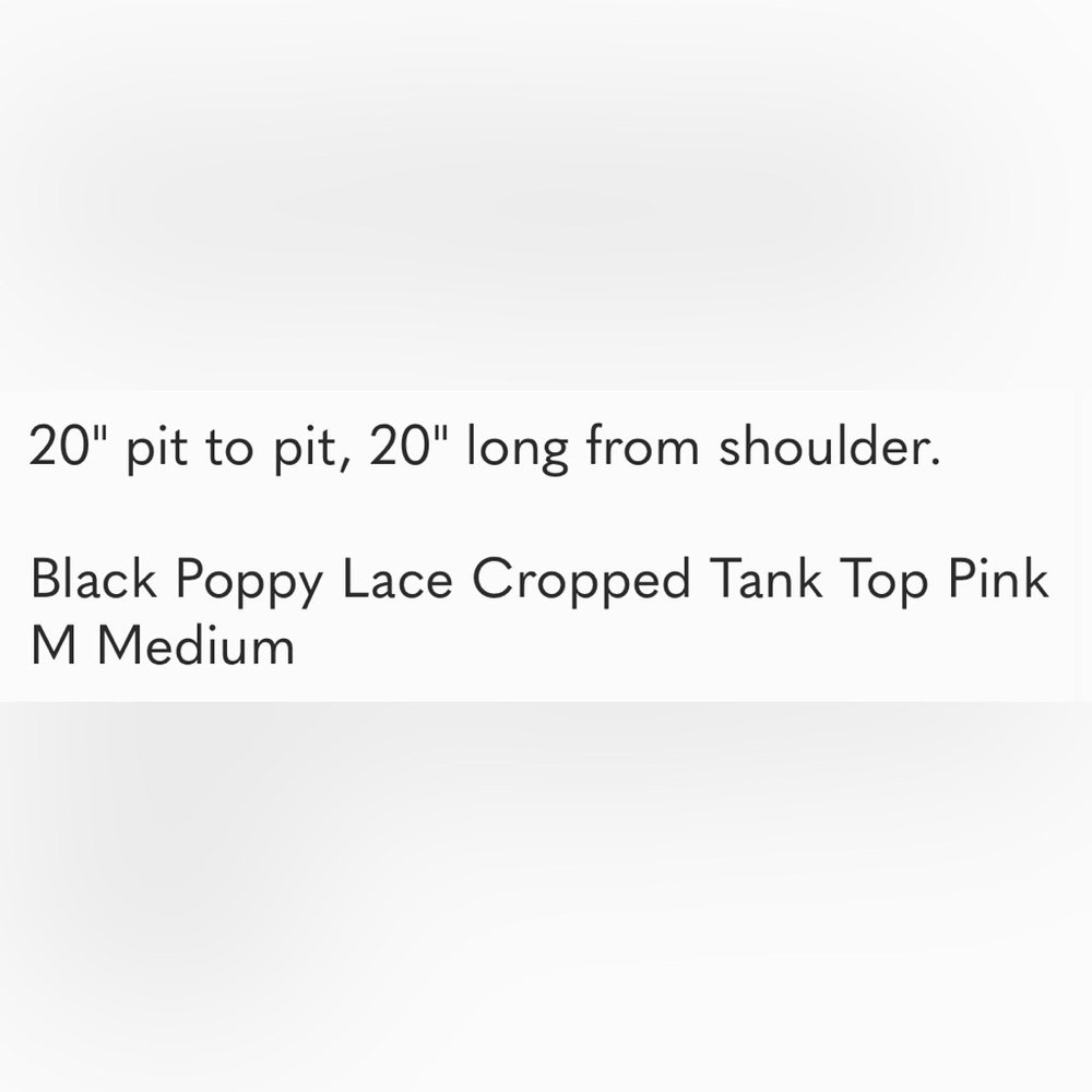 Lace Cropped Tank - Picture 5 of 5